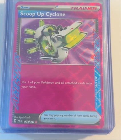 2022 Pokémon Scarlet & Violet Prismatic Evolutions #128 Scoop Up Cyclone — front
