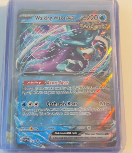 2023 Pokémon TCG Scarlet & Violet Black Star Promo #127 Walking Wake ex — front