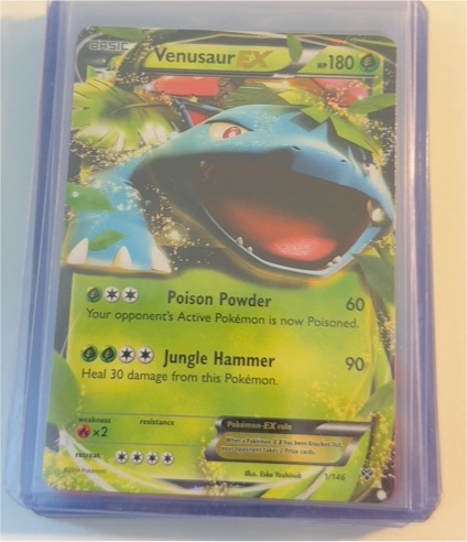 2014 Pokémon XY Base Set #1/146 Venusaur EX — front