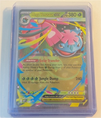 Mega Venusaur ex 013 Black Star Promo Mega Evolution Pokemon TCG — front