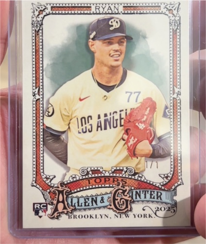 2025 Topps Allen & Ginter #226 River Ryan — front
