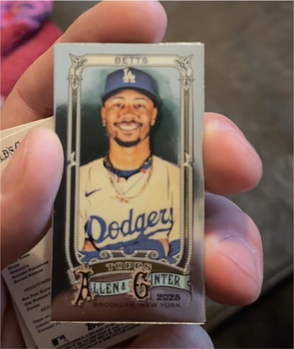 2025 Topps Allen & Ginter #80 Mookie Betts — front