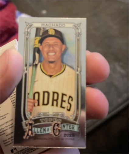 2025 Topps Allen & Ginter #134 Manny Machado — front