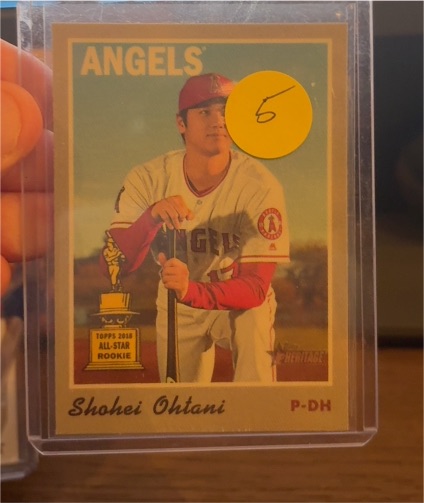 2019 Topps Heritage #16 Shohei Ohtani — front