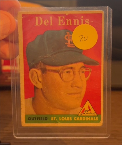 1958 Topps #60 Del Ennis — front