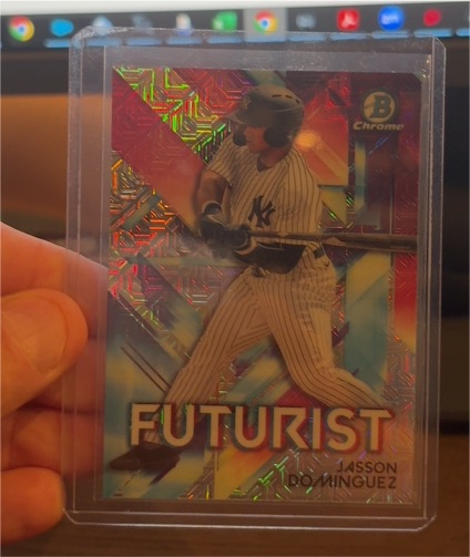 2021 Bowman Chrome Futurist #FUT-JD Jasson Dominguez — front