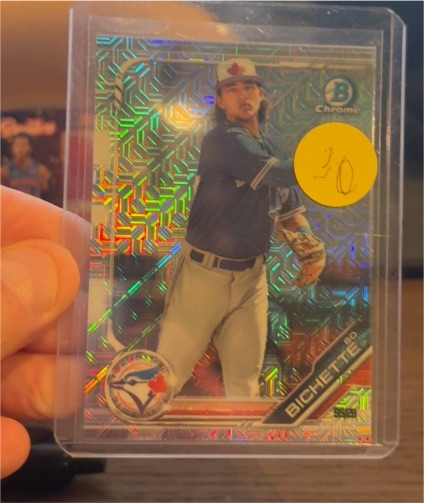 2020 Bowman Chrome Draft #BDC-49 Bo Bichette — front