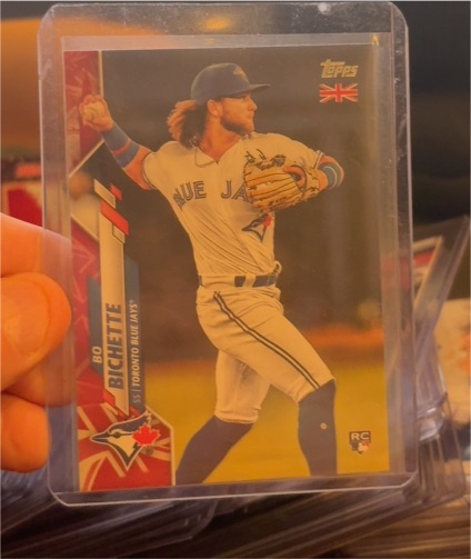 2020 Topps UK #150 Bo Bichette Rookie Card — front
