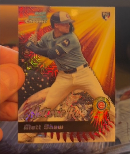 2025 Bowman Chrome #MR-9 Matt Shaw — front