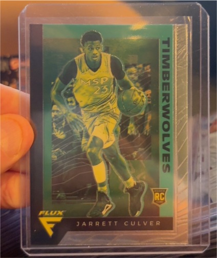 2019-20 Panini Chronicles Flux #597 Jarrett Culver — front