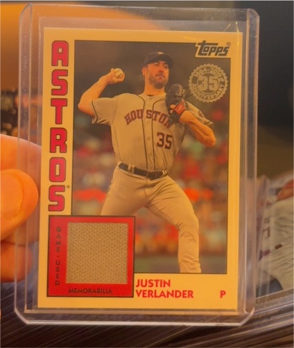 2019 Topps 35th Anniversary #35 Justin Verlander — front