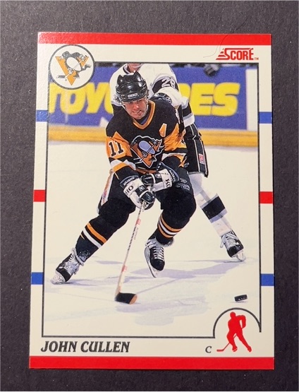 1990-91 Score American #164 John Cullen Pittsburgh Penguins — front