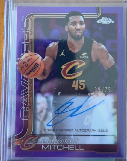 2025-26 Topps Chrome #69 Donovan Mitchell — front