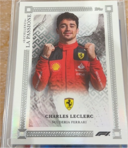 2023 Topps Eccellenza La Passione Charles Leclerc — front