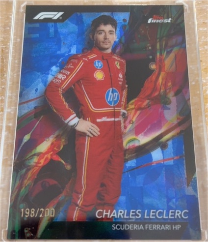 2024 Topps Finest Formula 1 #198/200 Charles Leclerc Scuderia Ferrari HP — front