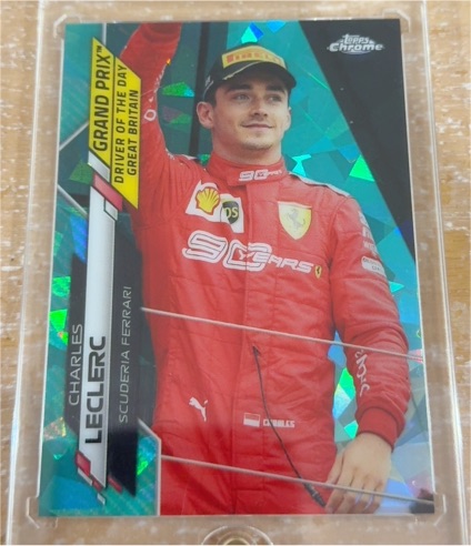 2020 Topps Chrome Formula 1 #163 Charles Leclerc Scuderia Ferrari — front