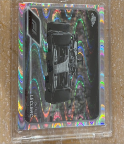 2024 Topps Chrome Formula 1 Black & White Raywave #unknown Charles Leclerc — front