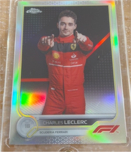 2022 Topps Chrome Formula 1 #25 Charles Leclerc — front