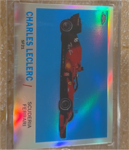 2021 Topps Chrome Formula 1 1961 Sports Cars #T61-CL Charles Leclerc — front