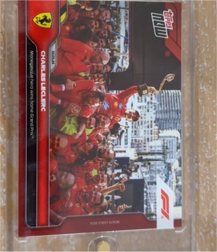 2024 Topps Now Formula 1 #206 Charles Leclerc — front