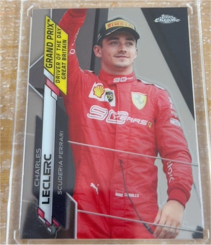 2020 Topps Chrome Formula 1 #163 Charles Leclerc Grand Prix Driver of the Day — front