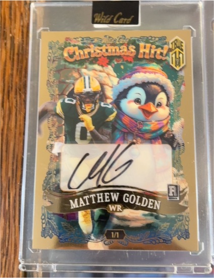 2025 Wild Card Holiday Hits Christmas Hit #Matthew Golden — front