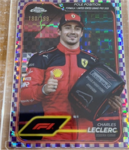 2024 Topps Chrome Formula 1 #155 Charles Leclerc — front