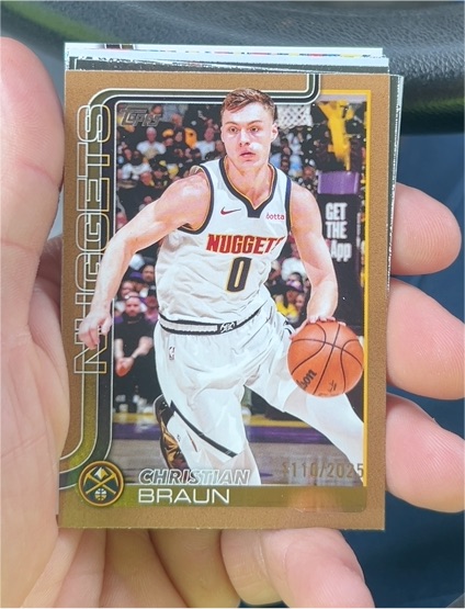 2025-26 Topps #102 Christian Braun — front