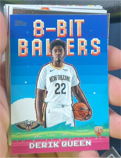 2025-26 Topps #8B-39 Derik Queen 8-Bit Ballers — front