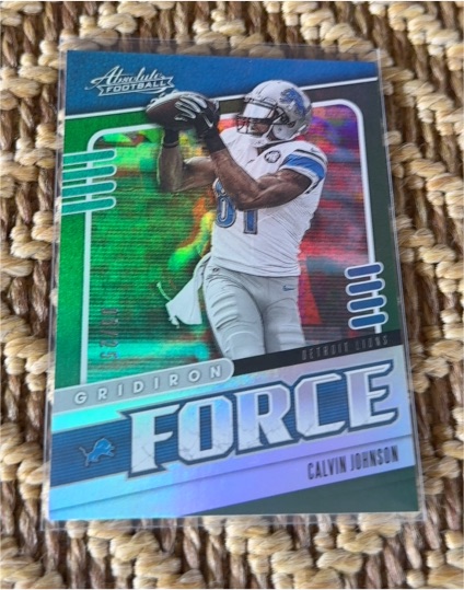 2019 Panini Absolute Gridiron Force #20 Calvin Johnson — front