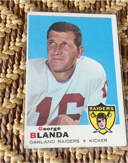 1969 Topps #232 George Blanda — front
