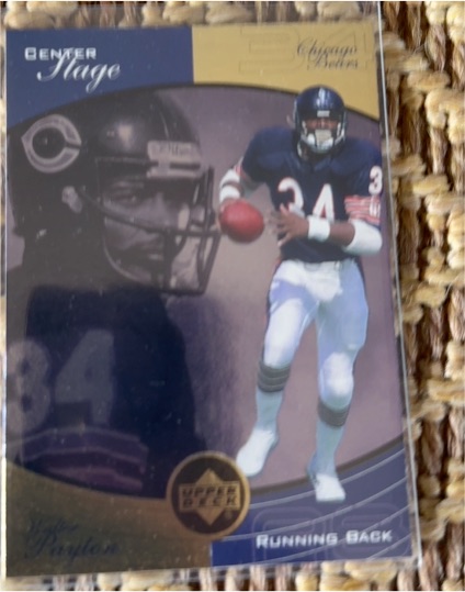 1999 Upper Deck Center Stage #CS1 Walter Payton — front
