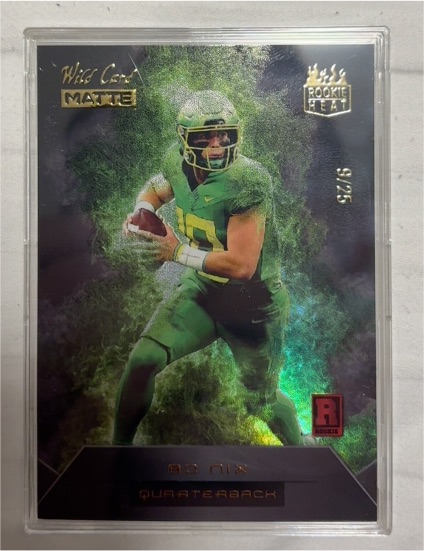 2023 Wild Card Matte Rookie Heat #RH-BN Bo Nix — front