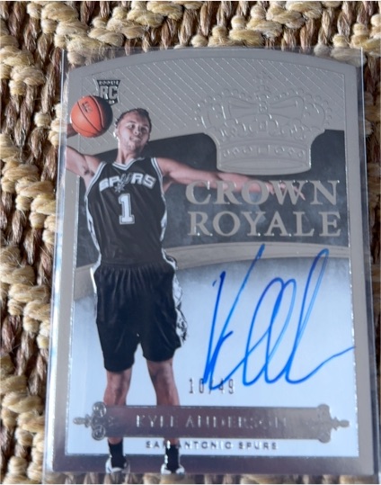 2014-15 Panini Crown Royale #222 Kyle Anderson — front