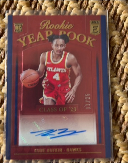 2023-24 Donruss Elite Rookie Yearbook #RYB-KOB Kobe Bufkin — front