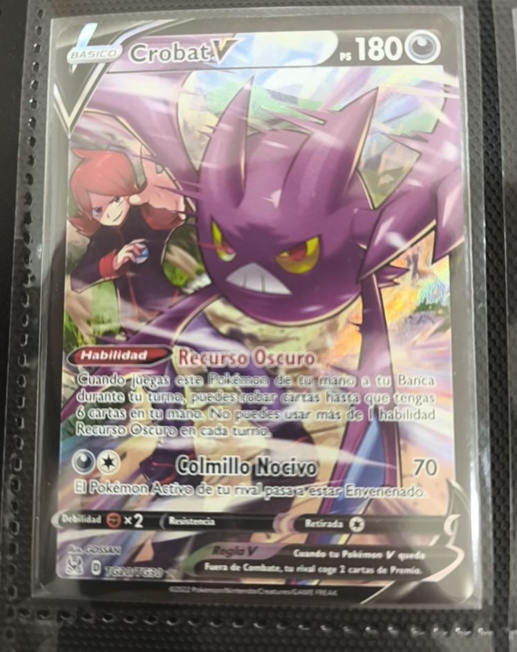 2022 Pokémon Sword & Shield Lost Origin #TG20 Crobat V — front