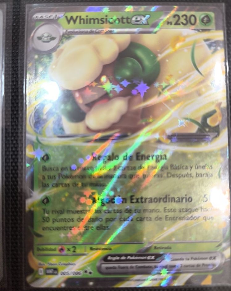 2025 Pokémon Scarlet & Violet #005 Whimsicott ex — front