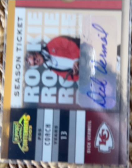 2003 Playoff Contenders Season Ticket #13 Dick Vermeil — front