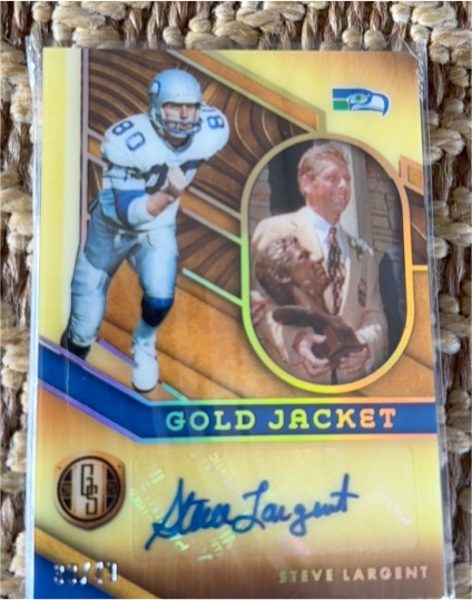 2021 Panini Gold Standard Gold Jacket #GJ-SL Steve Largent — front