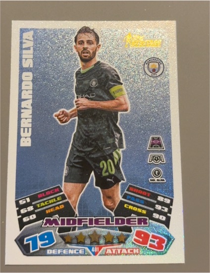 2025-26 Topps Match Attax #401 Bernardo Silva — front
