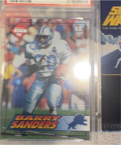 1994 Collector's Edge #63 Barry Sanders — front