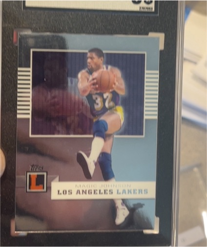 2007-08 Topps Letterman #L Magic Johnson — front