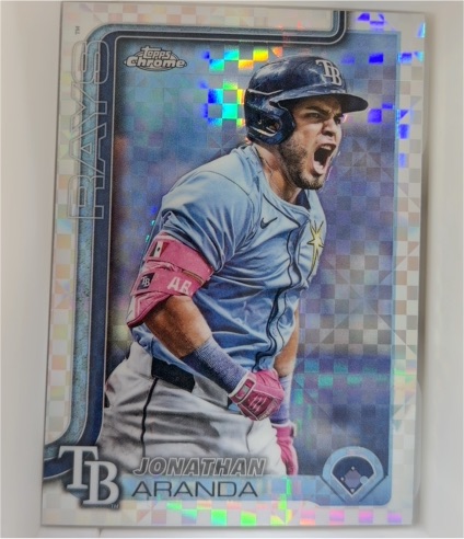 2025 Topps Chrome Update #USC68 Jonathan Aranda — front