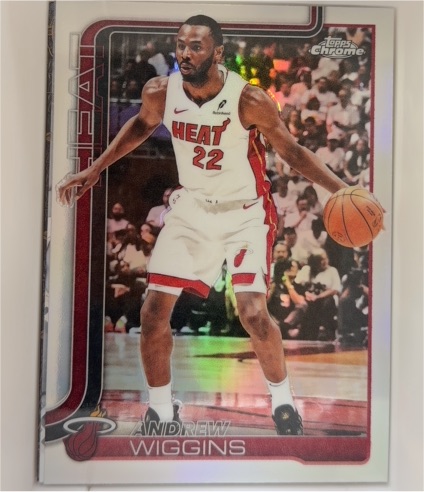 2025-26 Topps Chrome #180 Andrew Wiggins — front