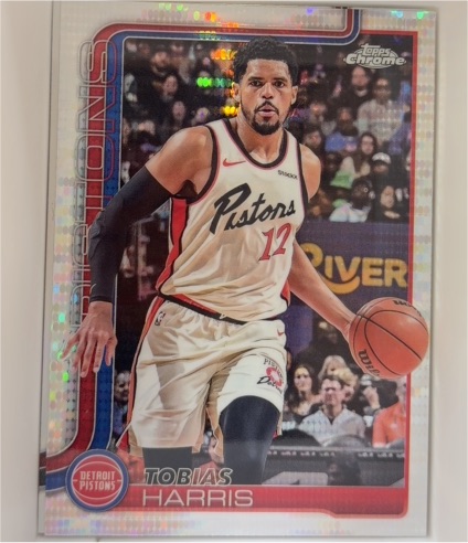 2025-26 Topps Chrome #6 Tobias Harris — front