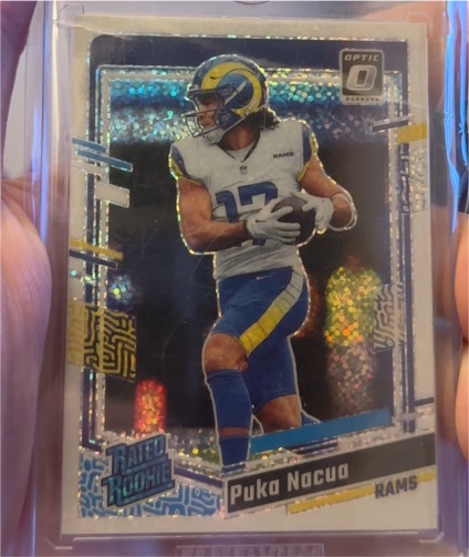 2023 Panini Donruss Optic #238 Puka Nacua Rated Rookie — front