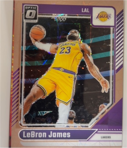 2024-25 Donruss Optic #148 LeBron James — front