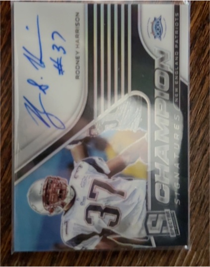 2021 Panini Spectra Champion Signatures #CS-RH Rooney Harrison — front