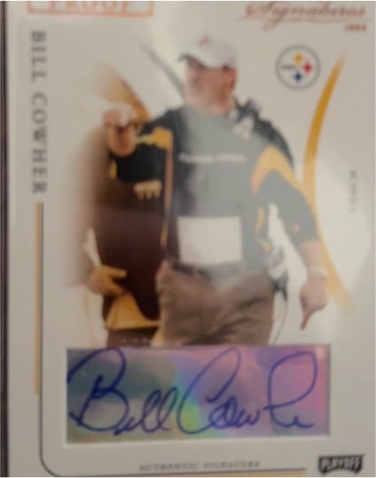 1994 Playoff Signature Series #137 Bill Cowher — front