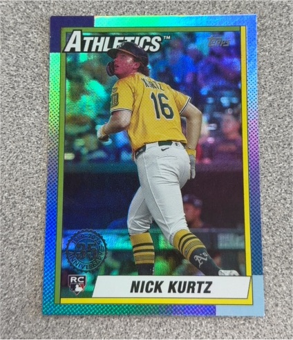 2025 Topps Update Series - 1990 Topps Baseball #U90-17 Nick Kurtz — front
